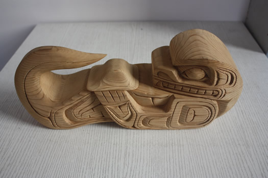 Wood carvings-fish